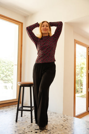 Pantalon Fluide Viscose - Noir