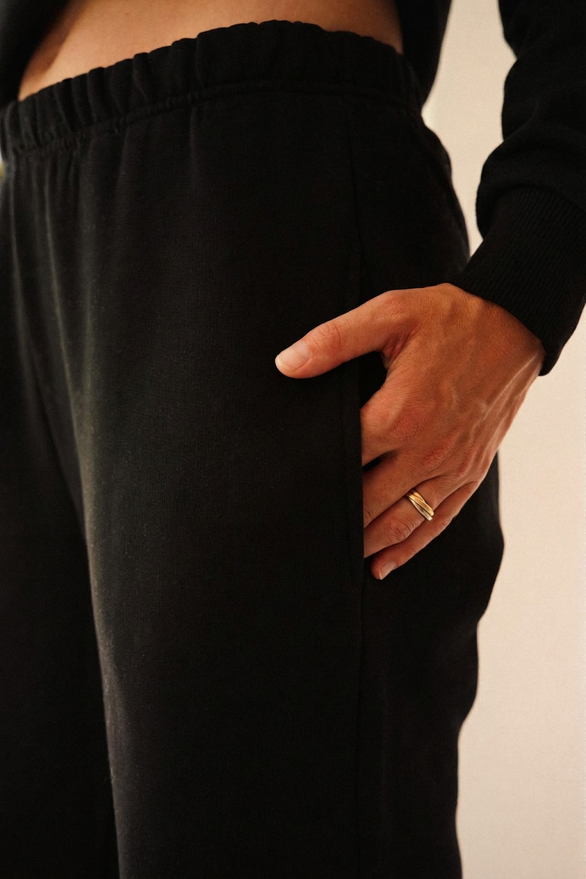 Sweat & Jogging 100% Coton - Tulipia Noir / Noir