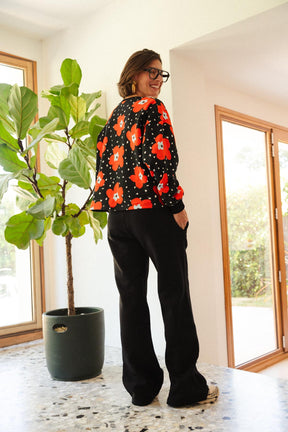 Sweat & Jogging 100% Coton - Atlas Rouge / Noir