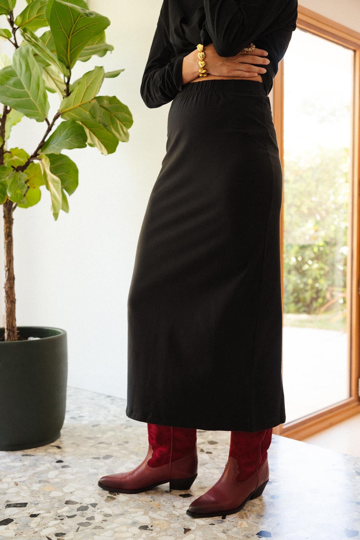 Julie A. fait du 36 et porte une taille XS