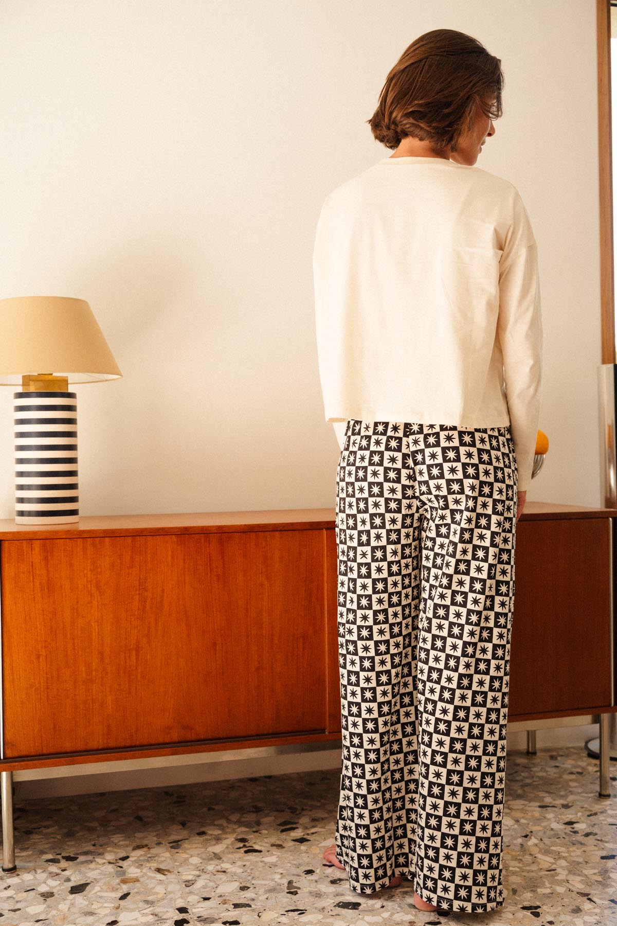 Julie A. fait du 36 et porte une taille XS