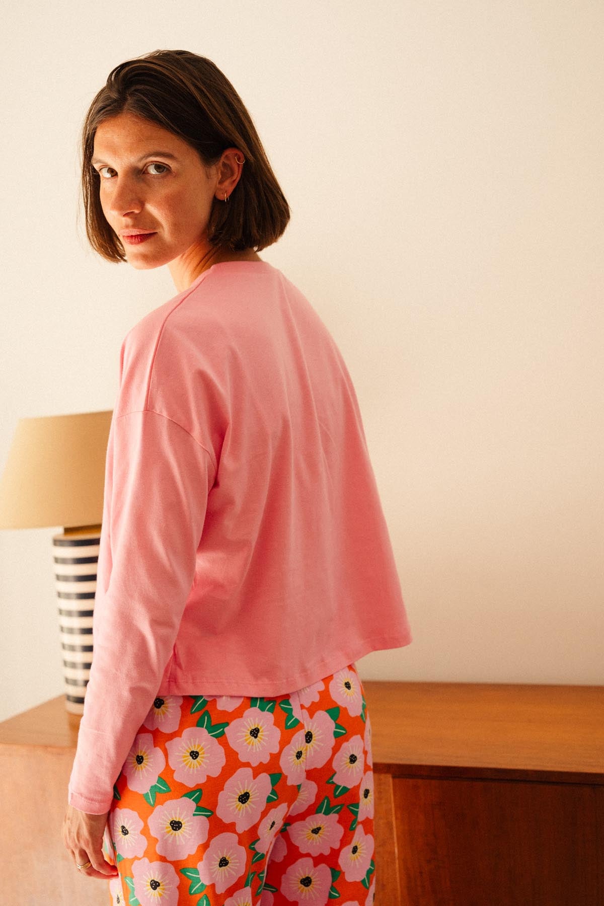 Julie A. fait du 36 et porte une taille XS