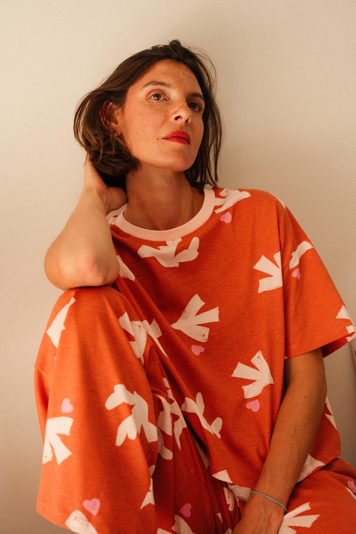 Julie A. fait du 36 et porte une taille XS