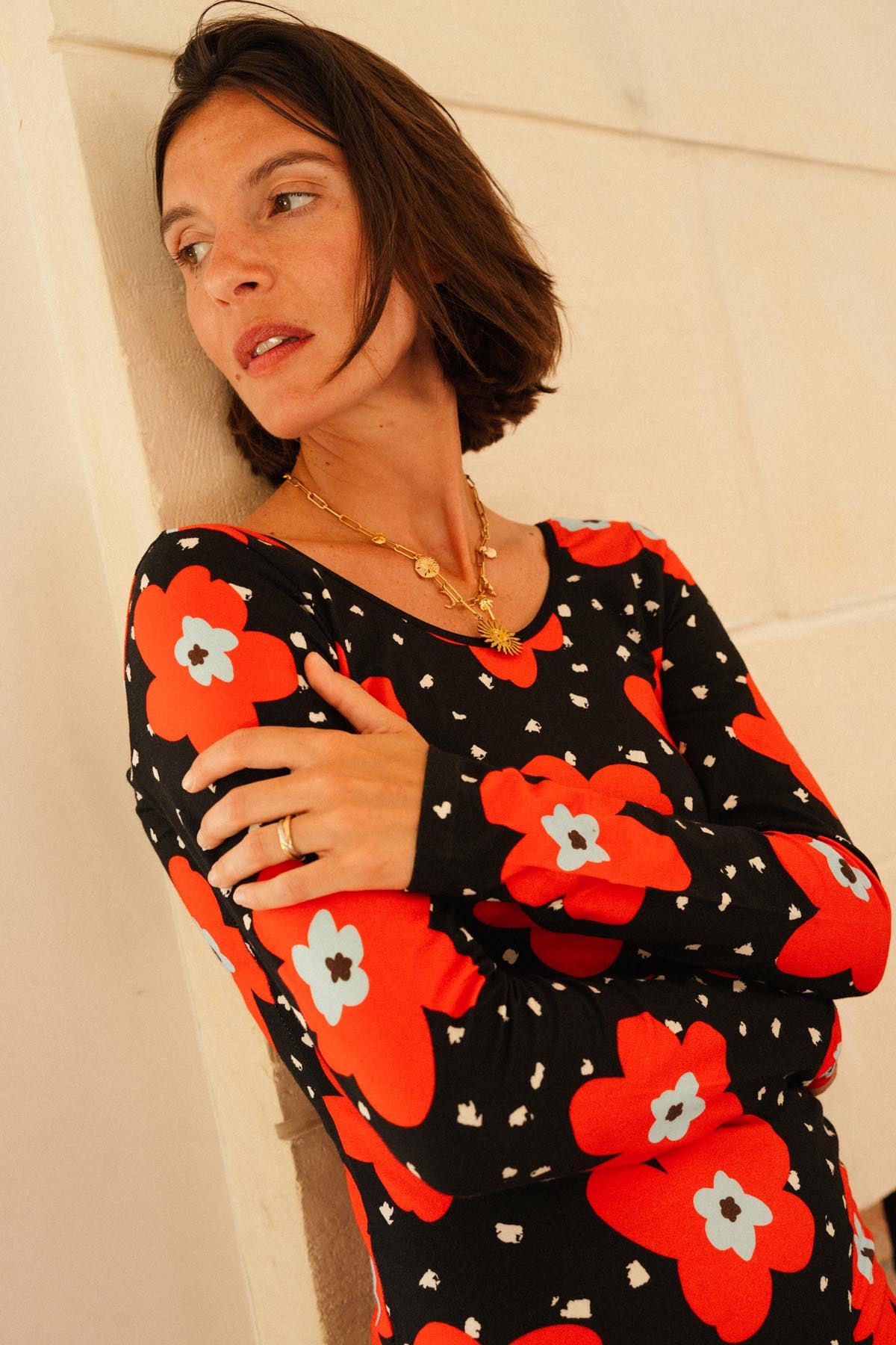 Julie A. fait du 36 et porte une taille XS