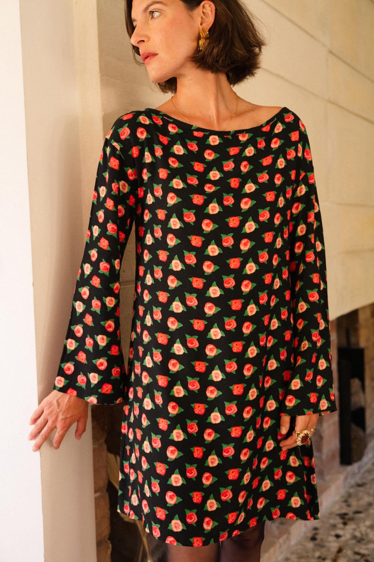 Julie A. fait du 36 et porte une taille XS