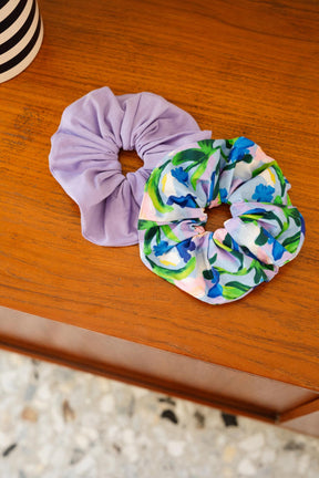 Pack 2 Chouchou oversize - Leila Rose | Violet