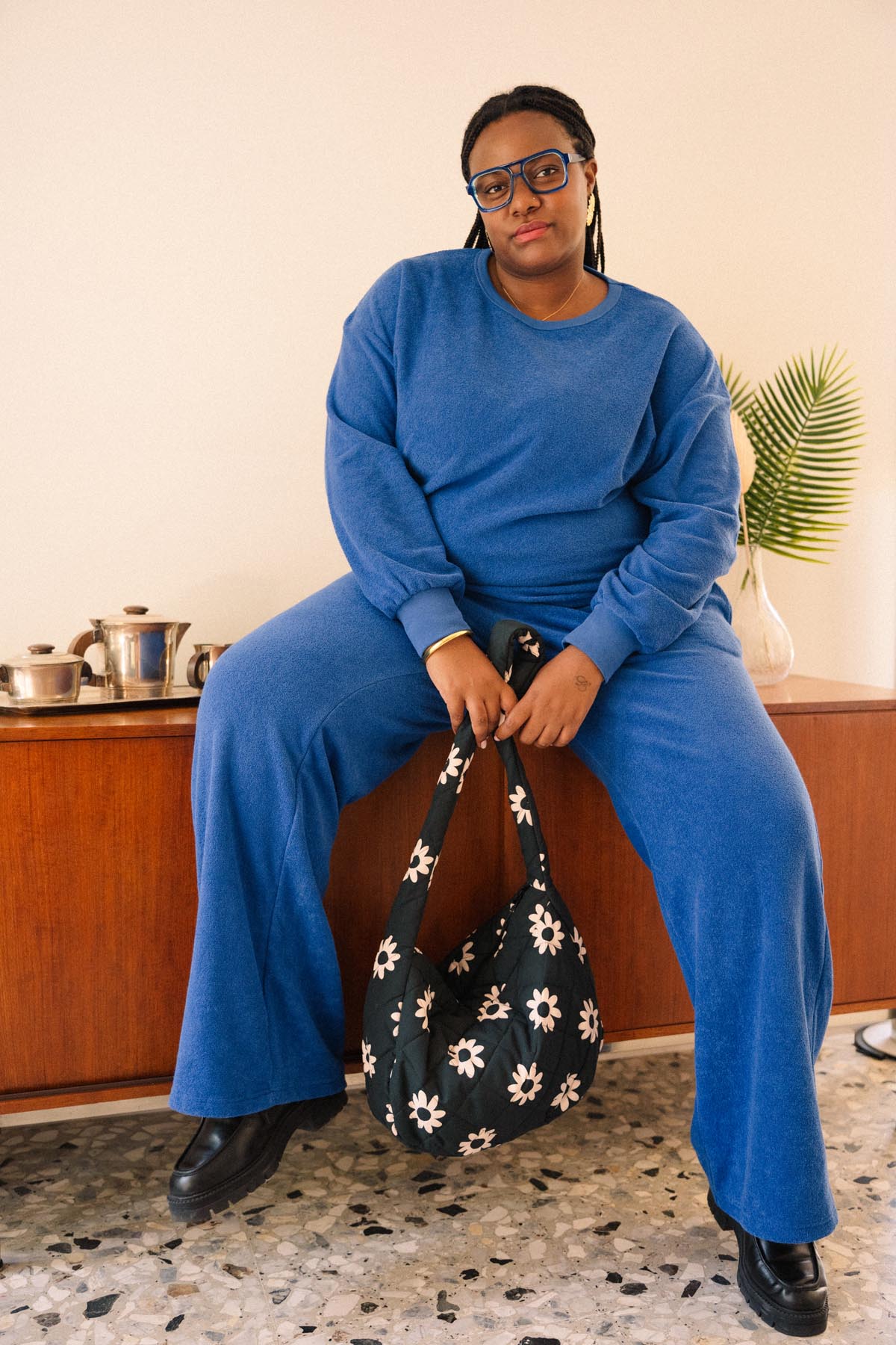 Sac matelassé - Dahlia Noir