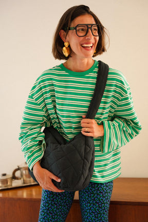 T-shirt Oversize Coton BIO - Rayures