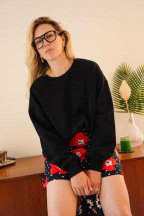 Oversized T-shirt - Black