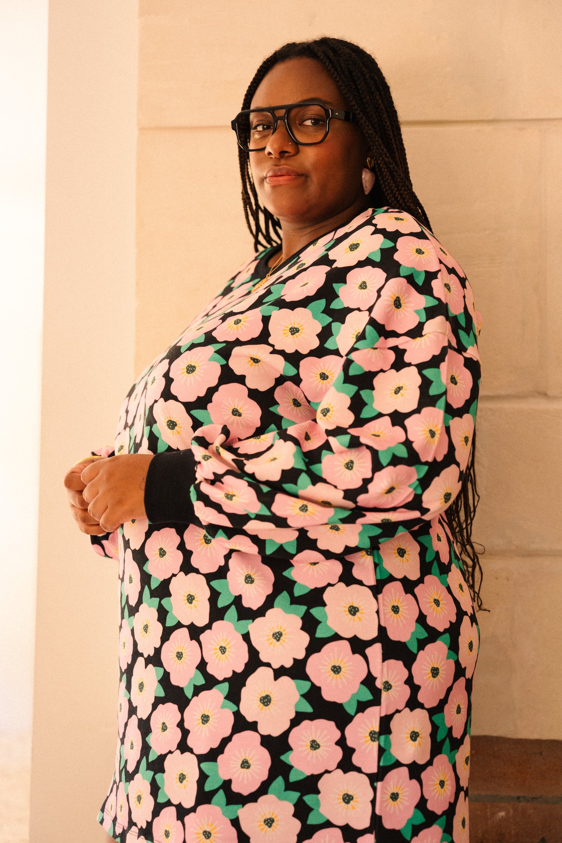 Tiffany is a size 48 and wears a size 3XL/4XL