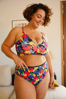 1 BRASSIÈRE + 1 CULOTTE TAILLE HAUTE - Fleur d'Atlas