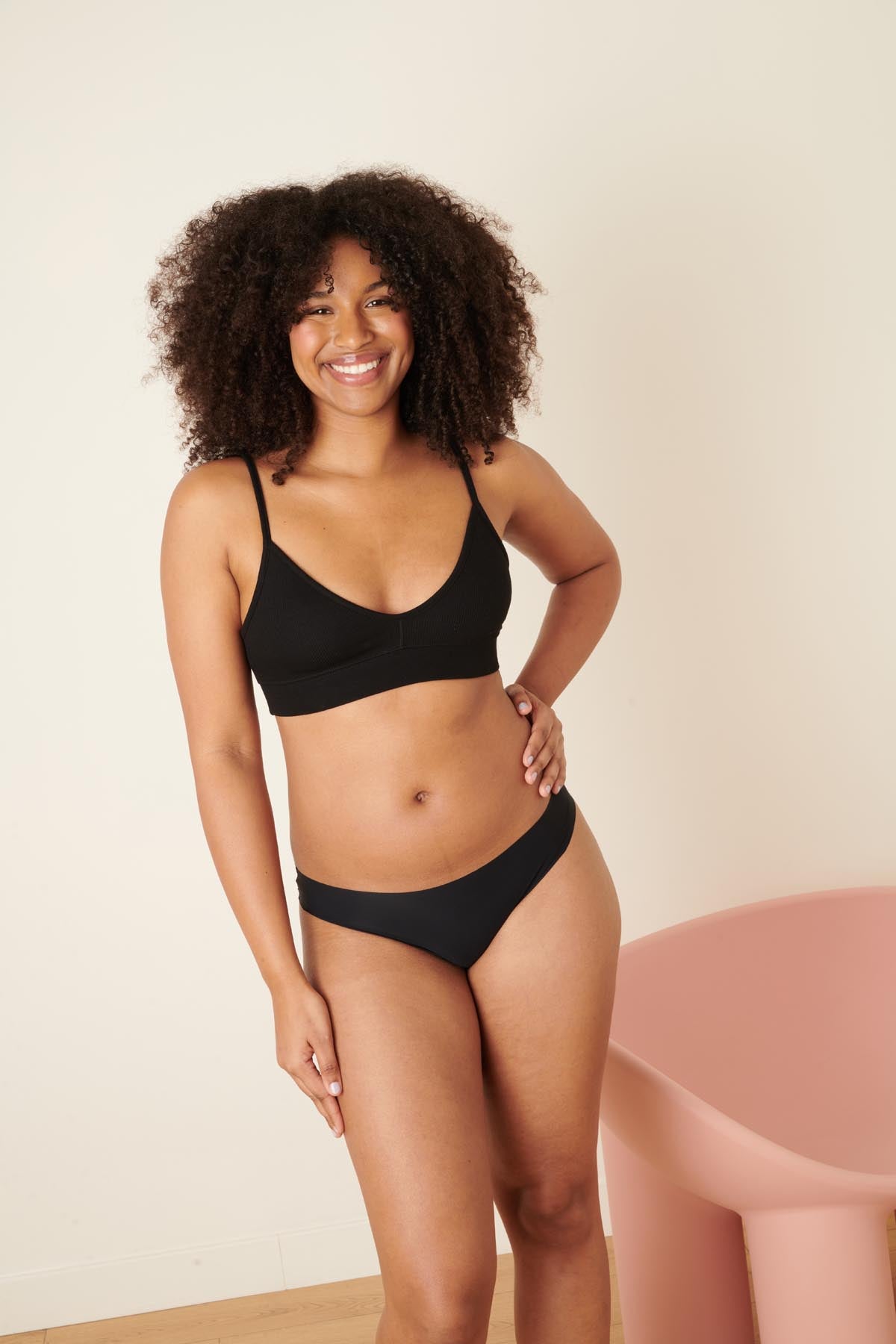 Marie-Charles fait du 38 et porte une taille M