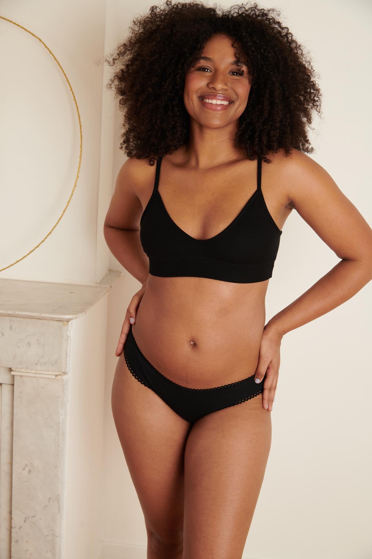 Culotte Coton BIO - Pirate Black