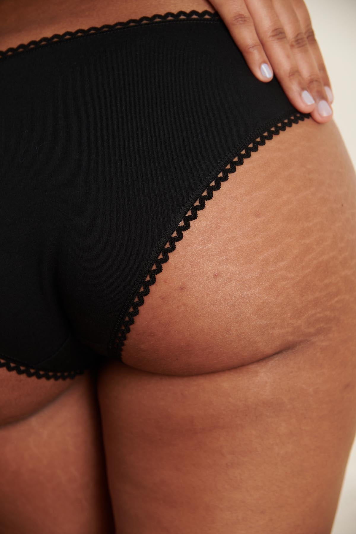 Culotte Coton BIO - Pirate Black