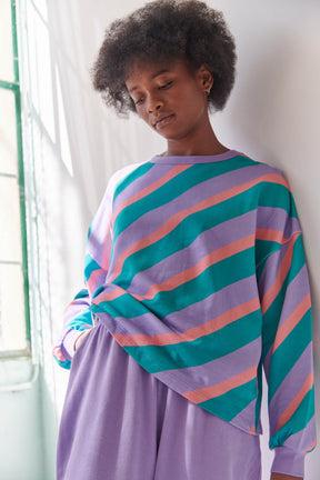 Kathy fait du 34 et porte une taille XS/S en haut et XS en bas
