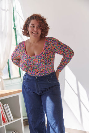 Amandine fait du 44 et porte une taille 2XL