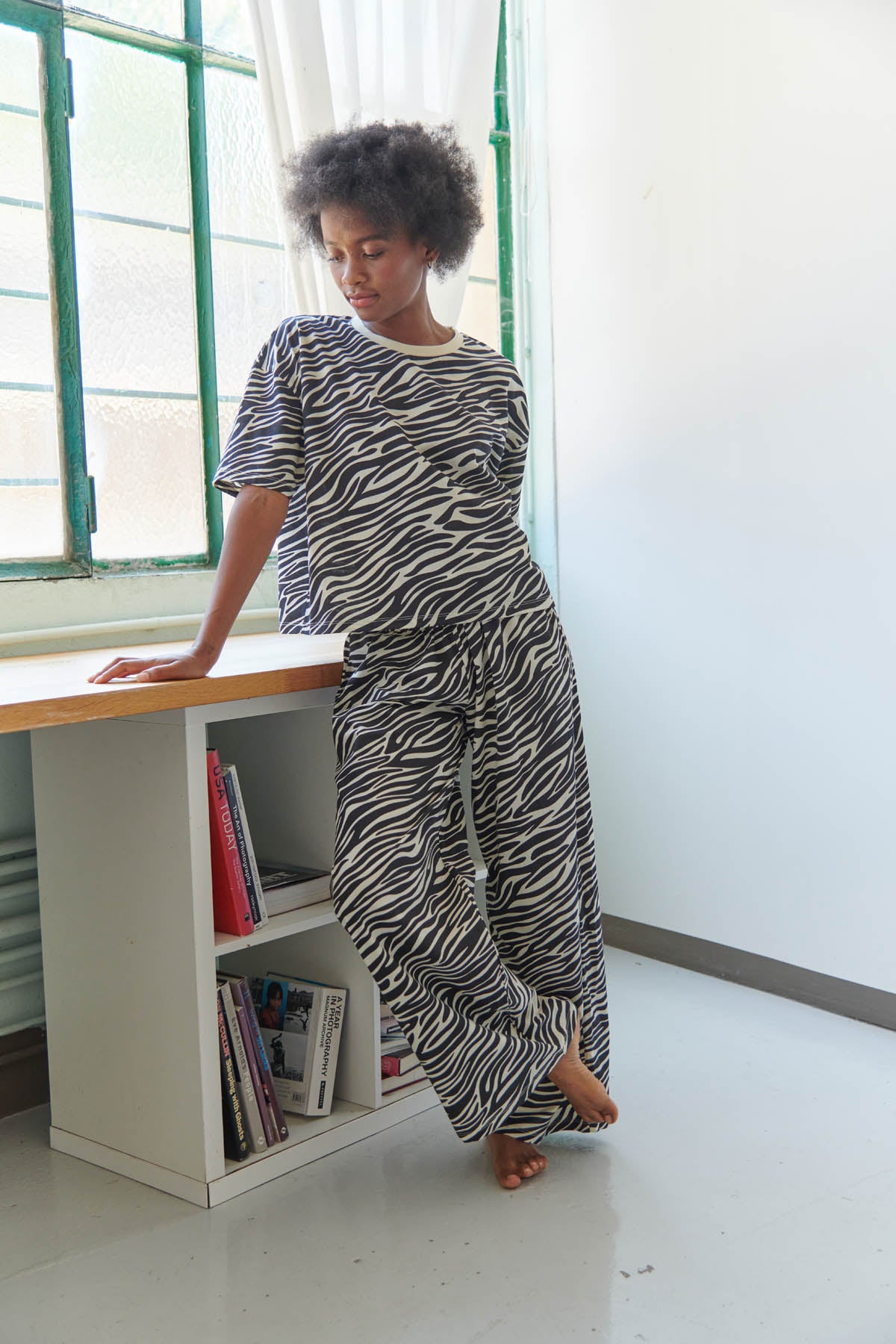 Pyjama Long Coton BIO - Zèbra