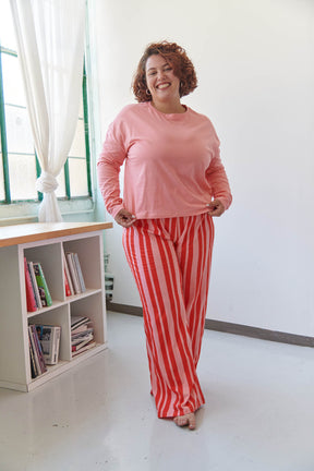 Amandine fait du 44 et porte une taille 2XL