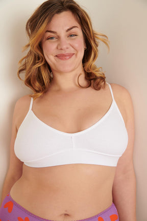 Brassière Coton BIO - Blanc