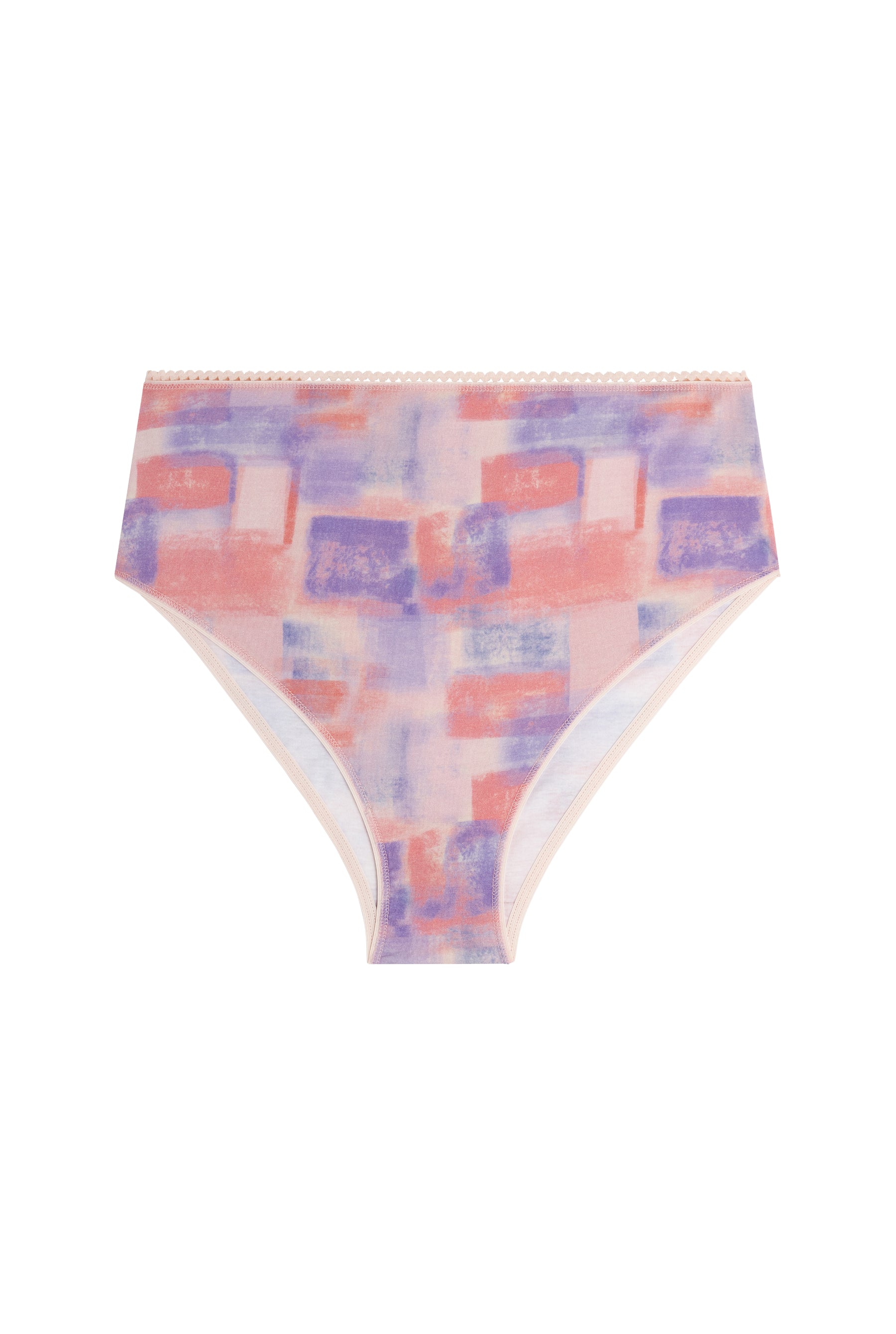 Culotte Taille Haute Coton BIO - Patchwork