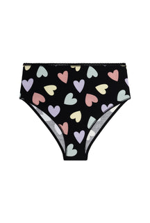 Culotte Taille Haute Coton BIO - Big Love Noir