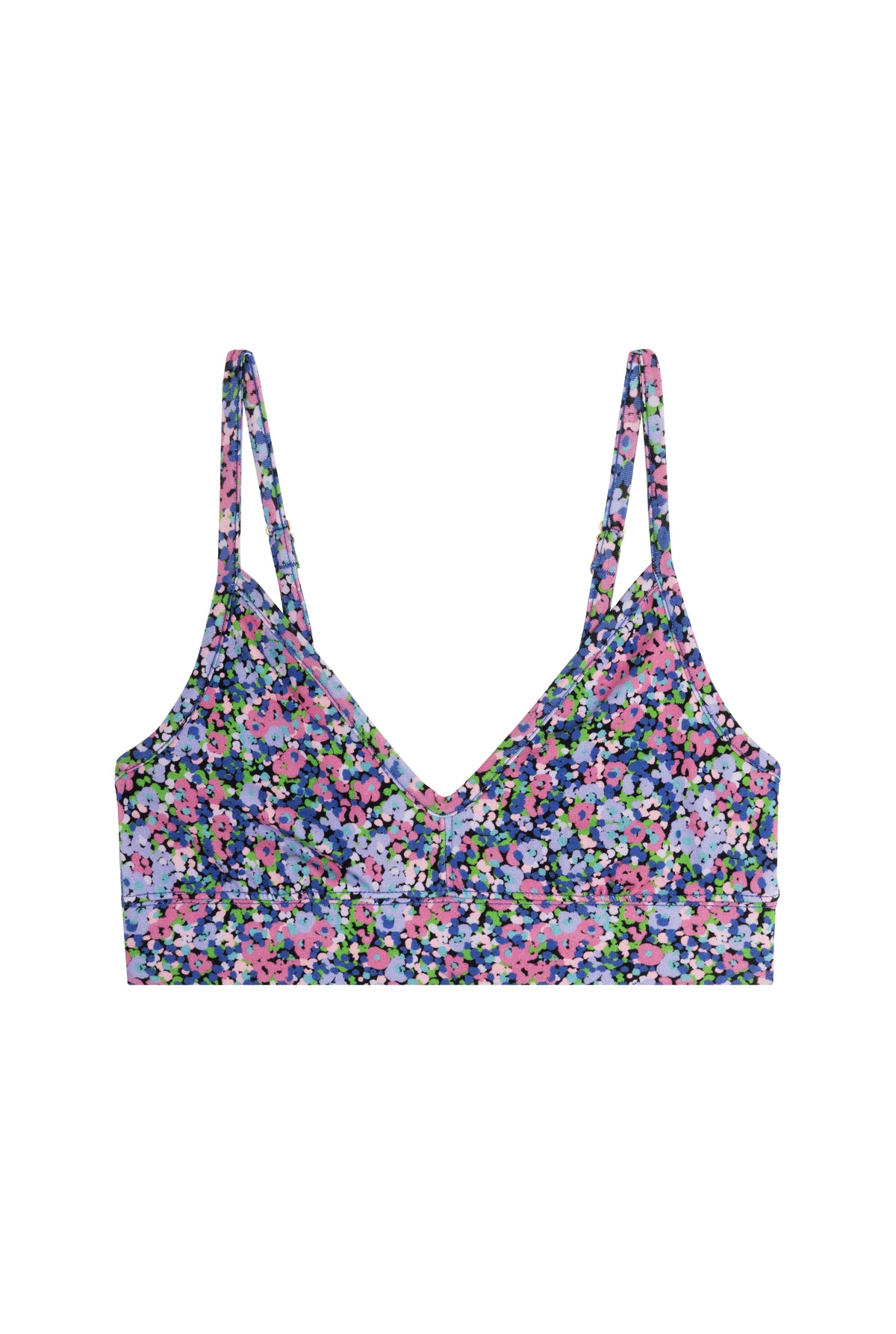 Brassière Coton BIO - Confettis violet