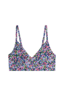 Brassière Coton BIO - Confettis violet
