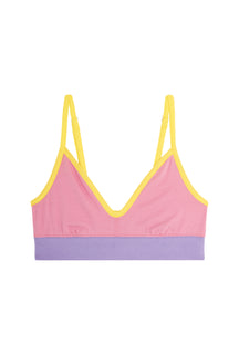 Brassière Coton BIO - Colorblock