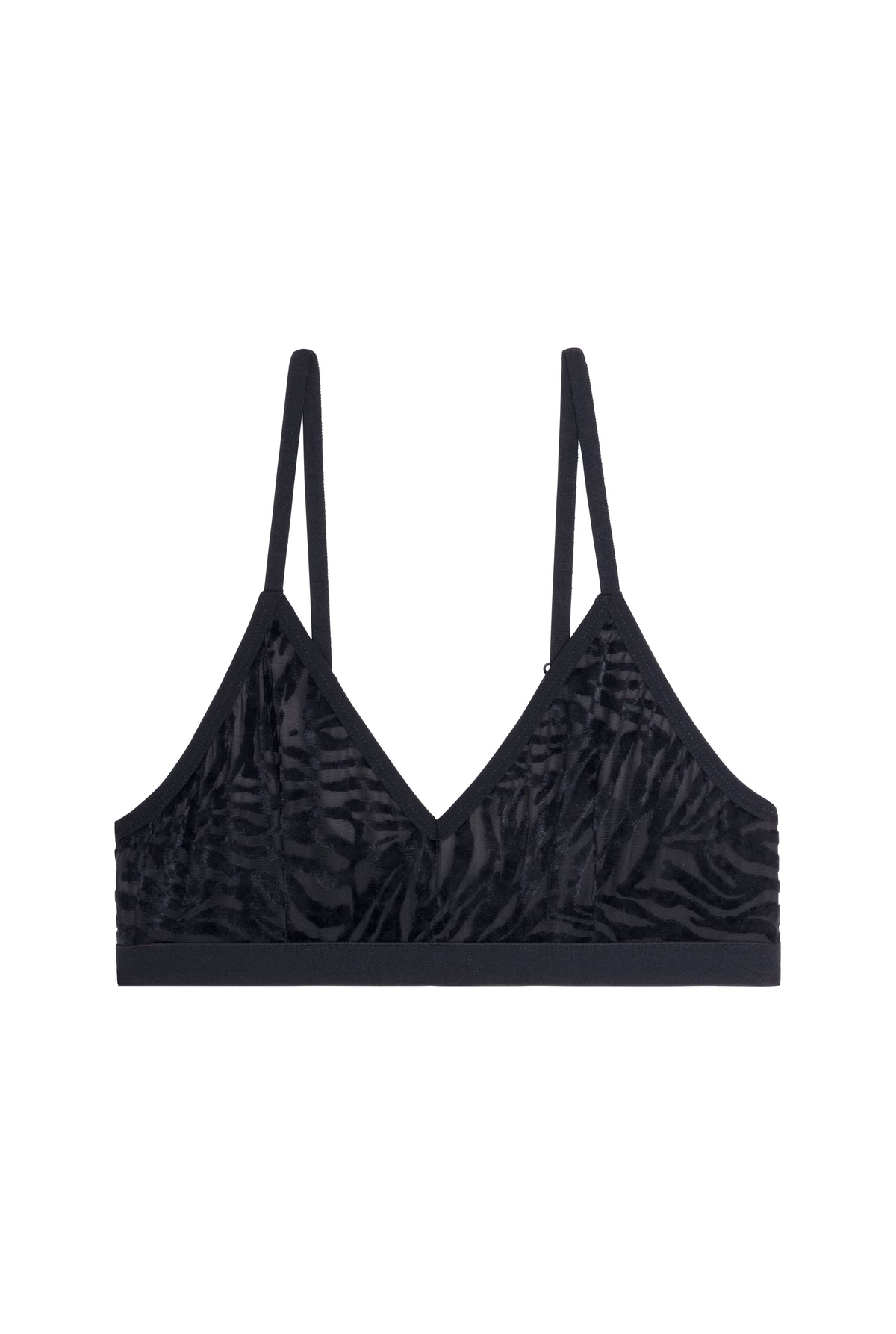 Brassière Tulle - Zèbre Noir
