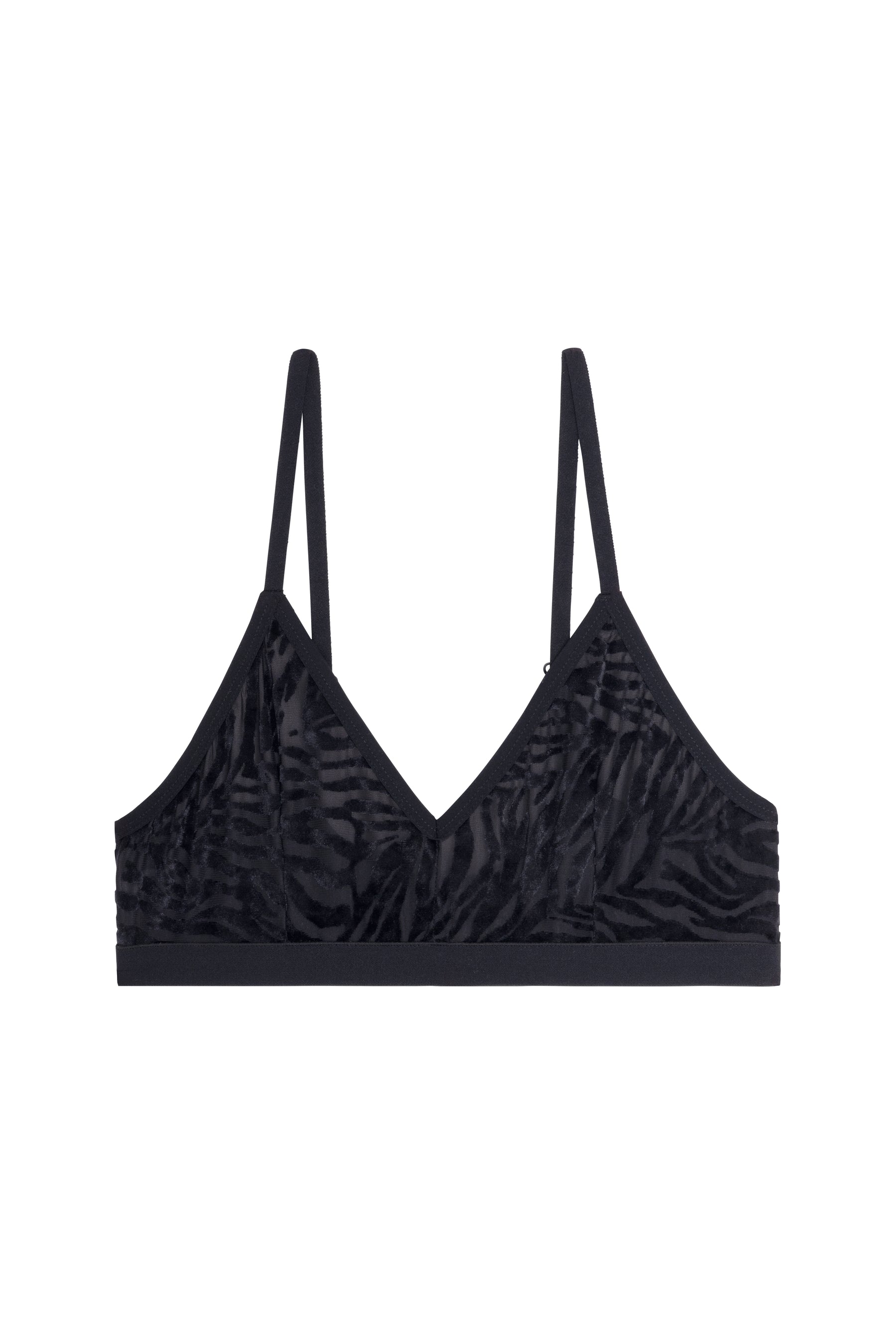 Brassière Tulle - Zèbre Noir
