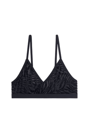 Brassière Tulle - Zèbre Noir