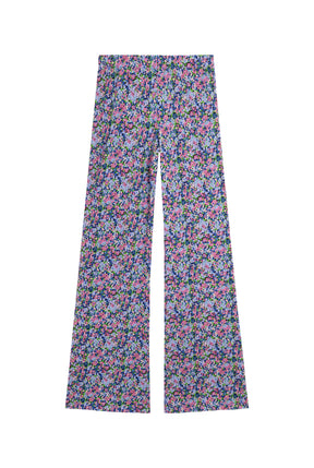 Pantalon Coton BIO Évasé - Confettis Violet