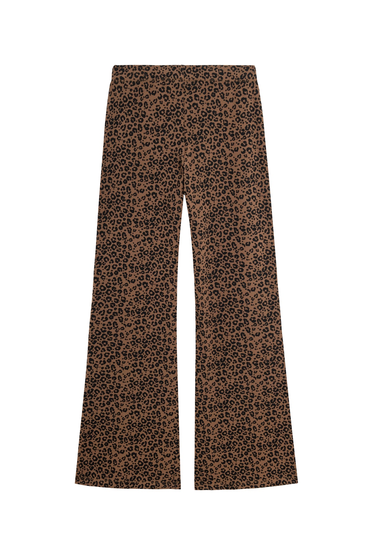 Pantalon Coton BIO Évasé - Léopard Marron