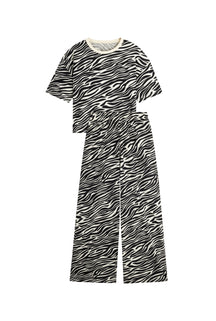 Pyjama Long Coton BIO - Zèbra