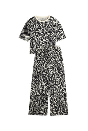 Pyjama Long Coton BIO - Zèbra
