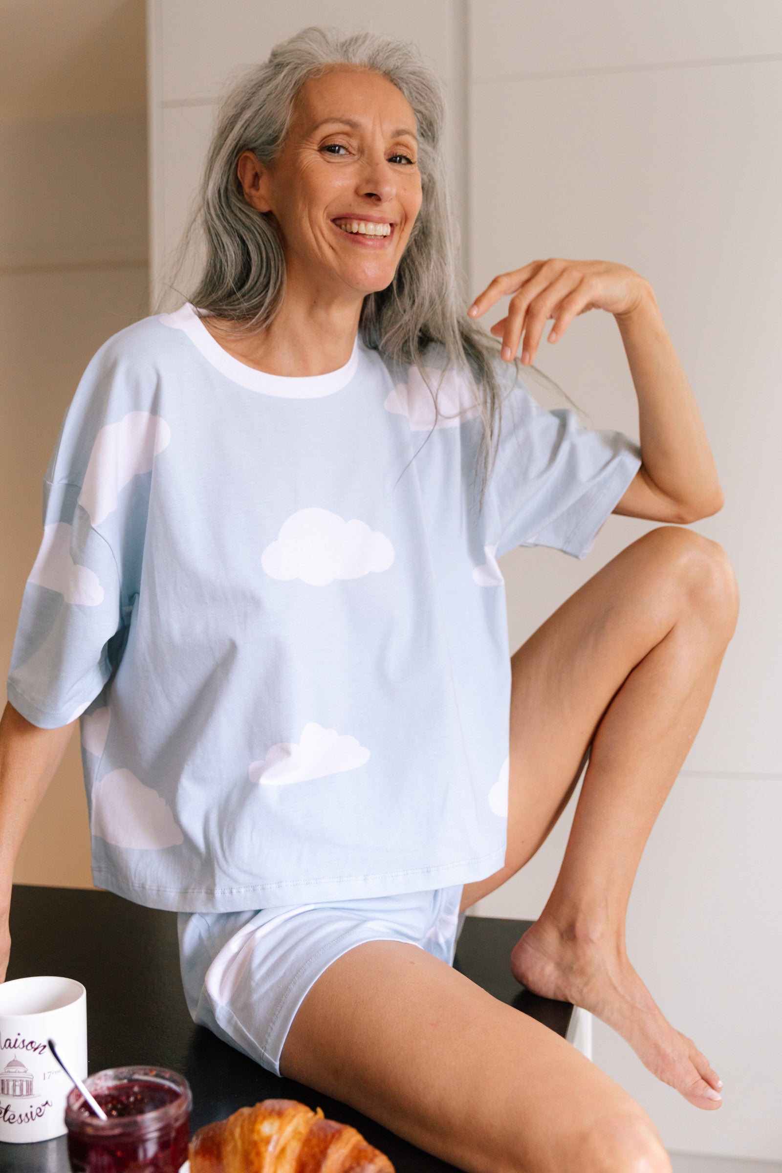 Pyjama bio pour femme en fibre de bambou et coton: éthique et doux