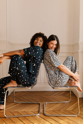 Pyjama coton BIO T-shirt - Léopard - T-shirts - We Are Jolies