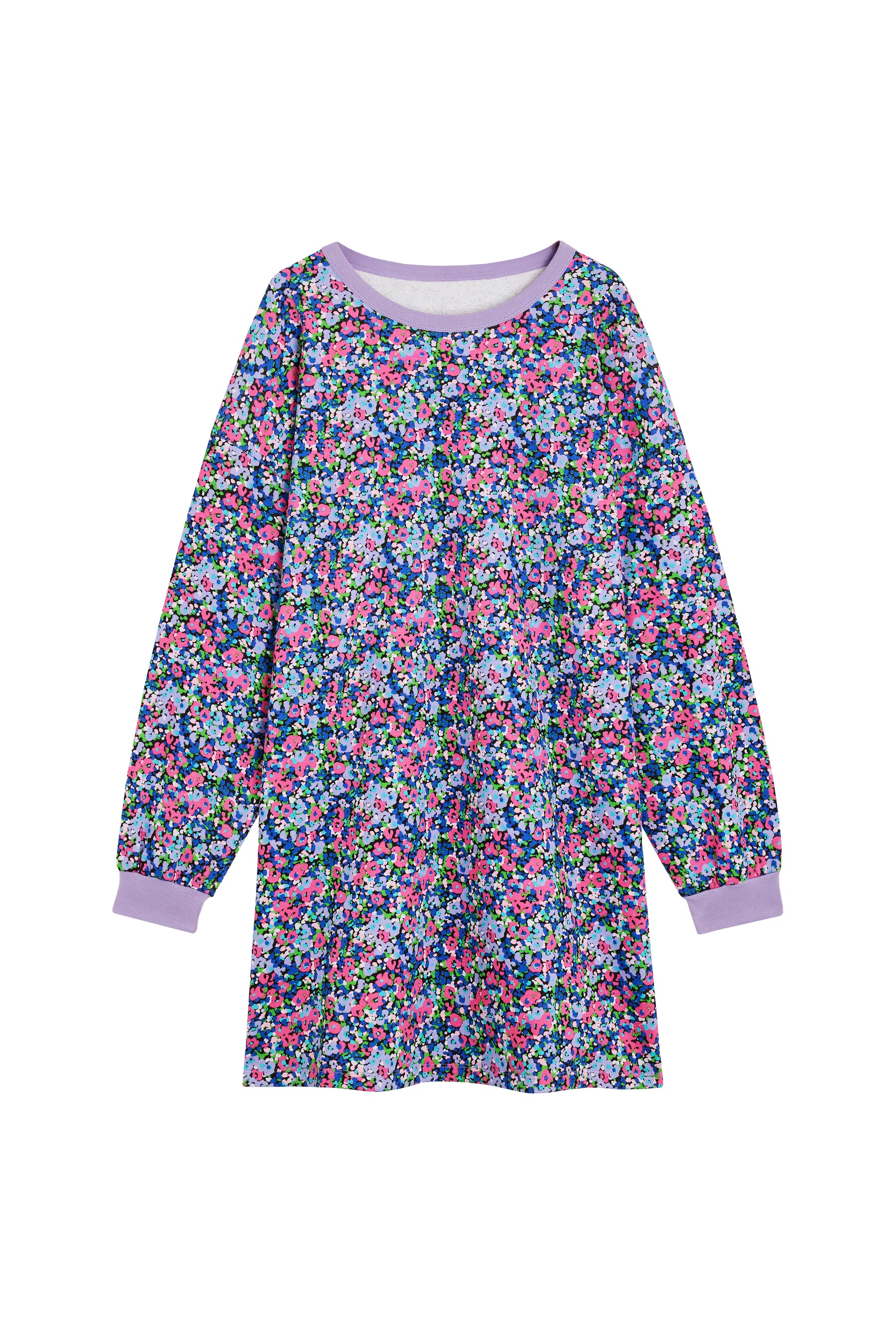Robe sweat - Confettis Violet