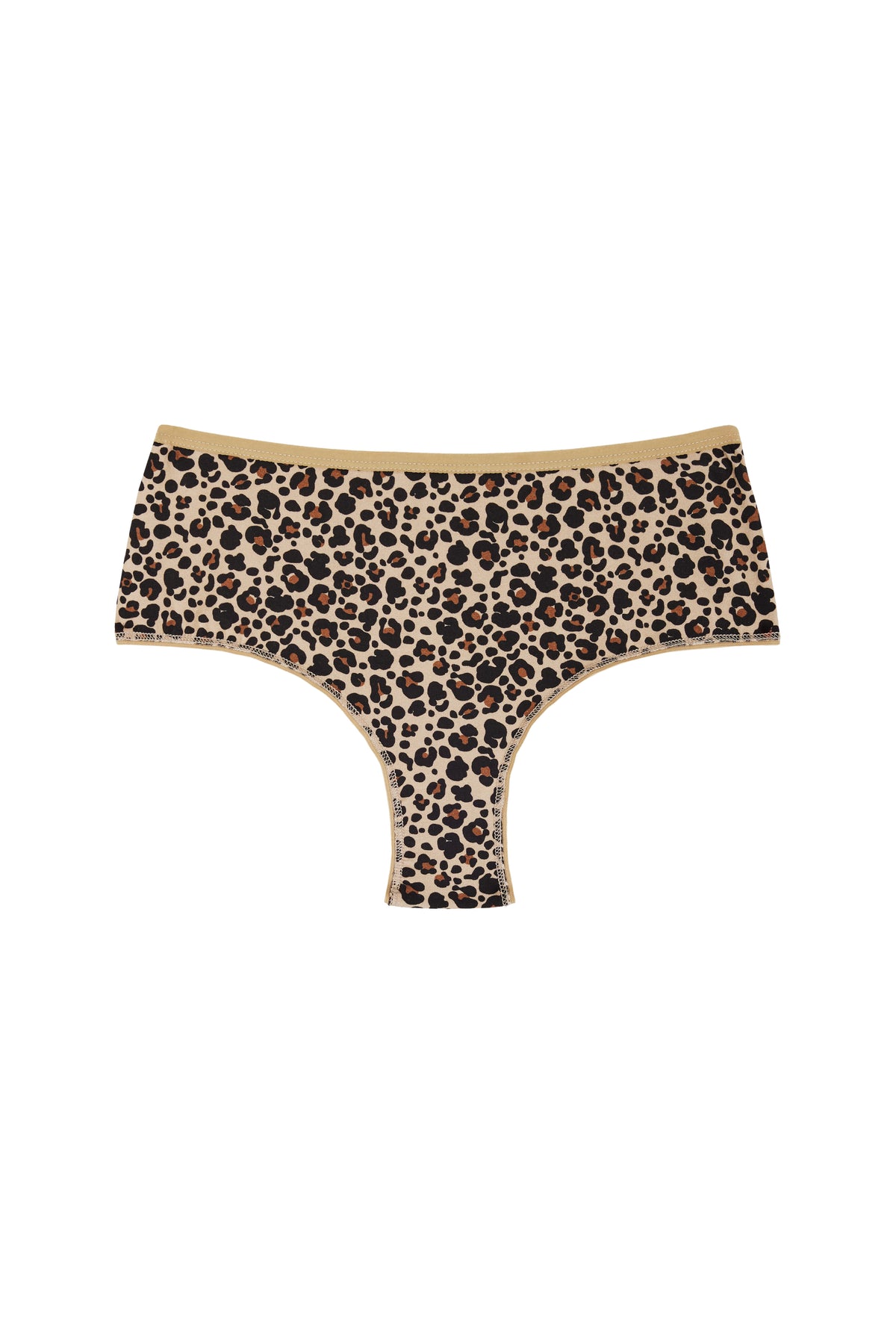 Shorty Tanga Coton BIO - Léopard