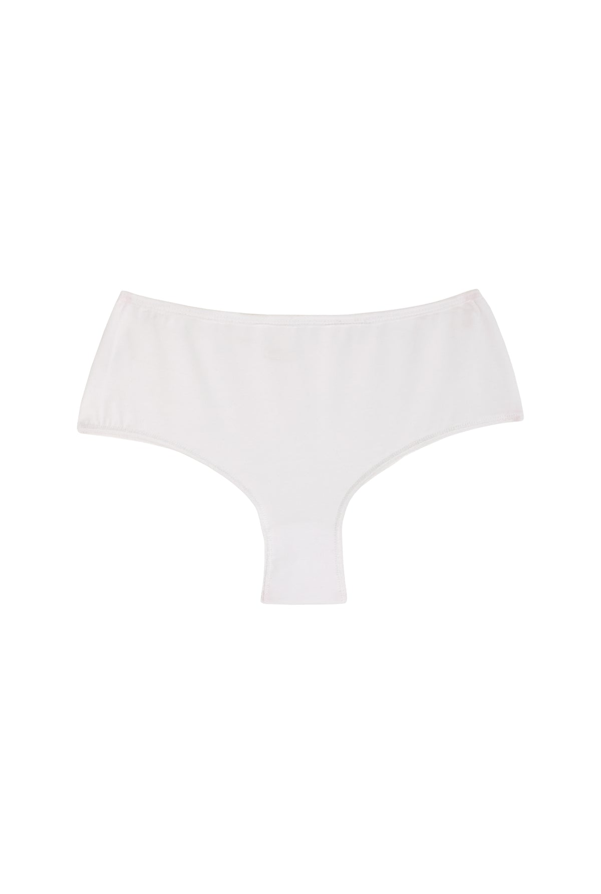 Shorty Tanga Coton BIO - Blanc