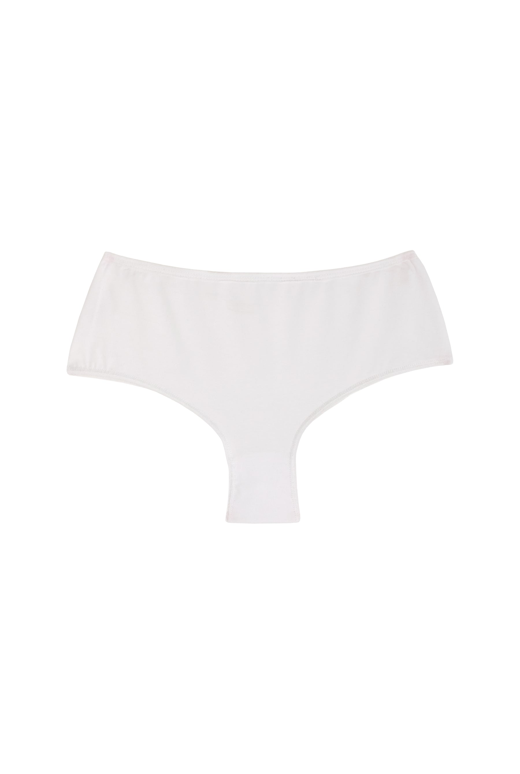 Shorty Tanga Coton BIO - Blanc