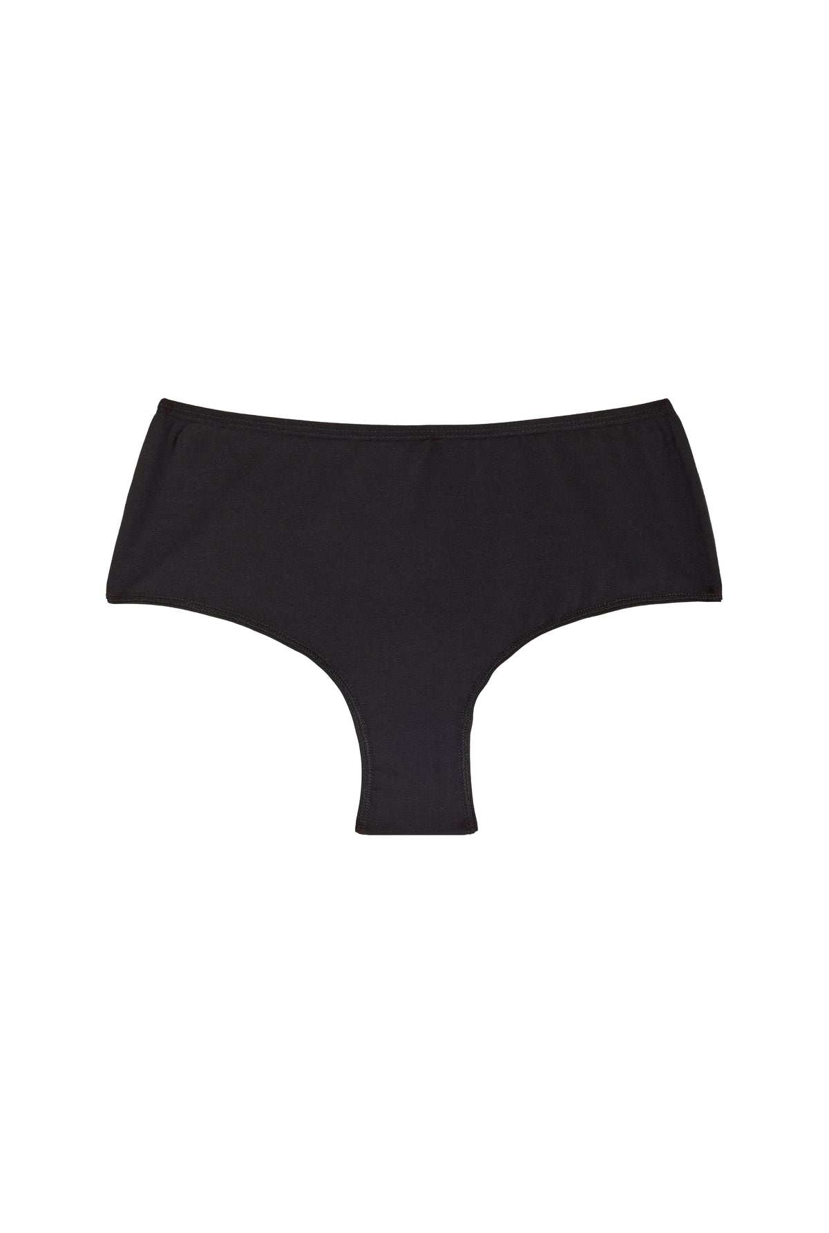 Shorty Tanga Coton BIO - Noir