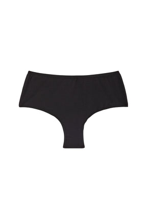 Shorty Tanga Coton BIO - Noir