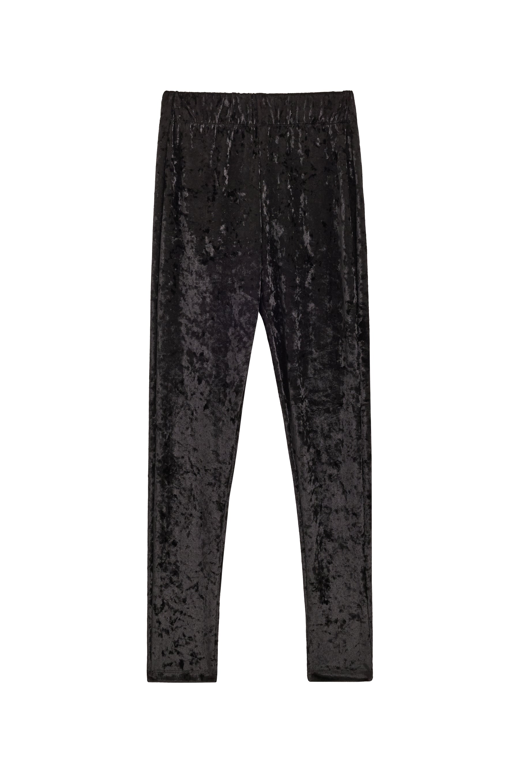 Leggings Velours Marbré - Noir