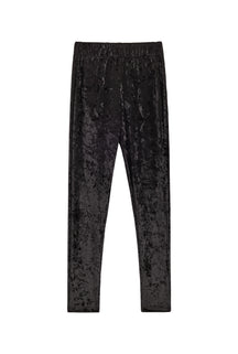 Leggings Velours Marbré - Noir