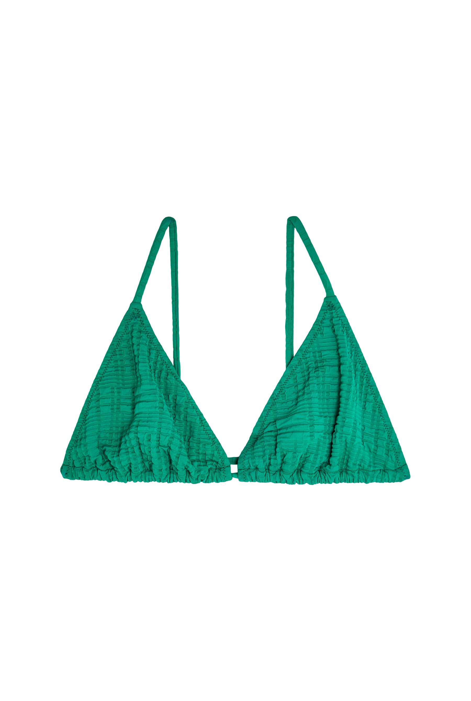 Triangle Swimsuit - Textured Green