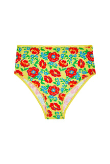 Culotte Taille Haute Coton BIO - Rosa Jaune