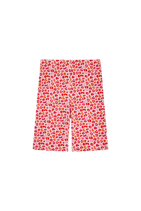 Cycliste Coton BIO - Léopard Rose