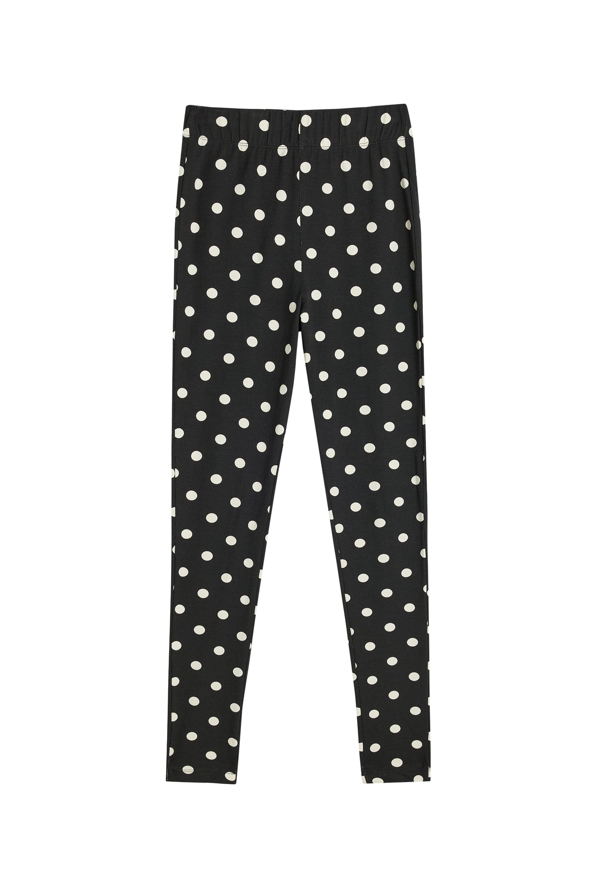 Leggings Coton - Pois Noir
