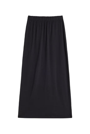 Jupe Longue Coton - Noir